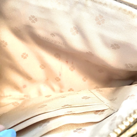 Kate Spade New York Women's Polly Medium Double Gusset Cross Body Bag off White - Picture 16 of 16